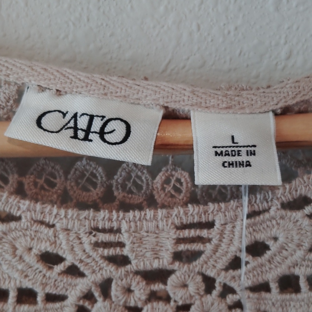 CATO Crochet Oversized Blouse - Picture 3 of 7